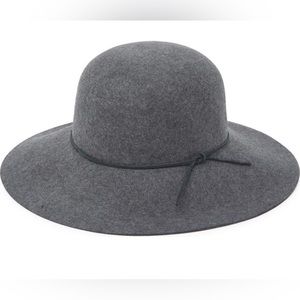 Phenix Hat - Round Crown Floppy Wool & Leather